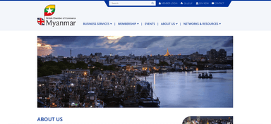 British Chamber of Commerce Myanmar — screenshot