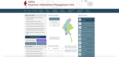 Myanmar Information Management Unit — screenshot