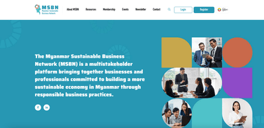 Myanmar Sustainable Business Network — screenshot