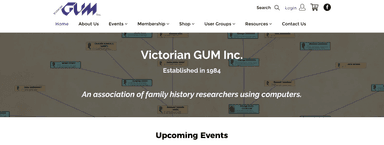 Victorian GUM Inc — screenshot